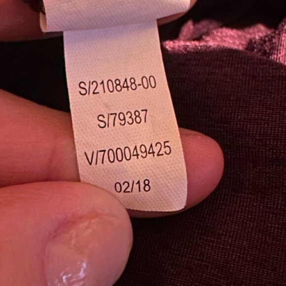 ATHLETA Plum Purple Cross Back Blousy Bra Size Tankini Top size small - Picture 13 of 13